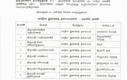 State Vice President, Mahila Morcha